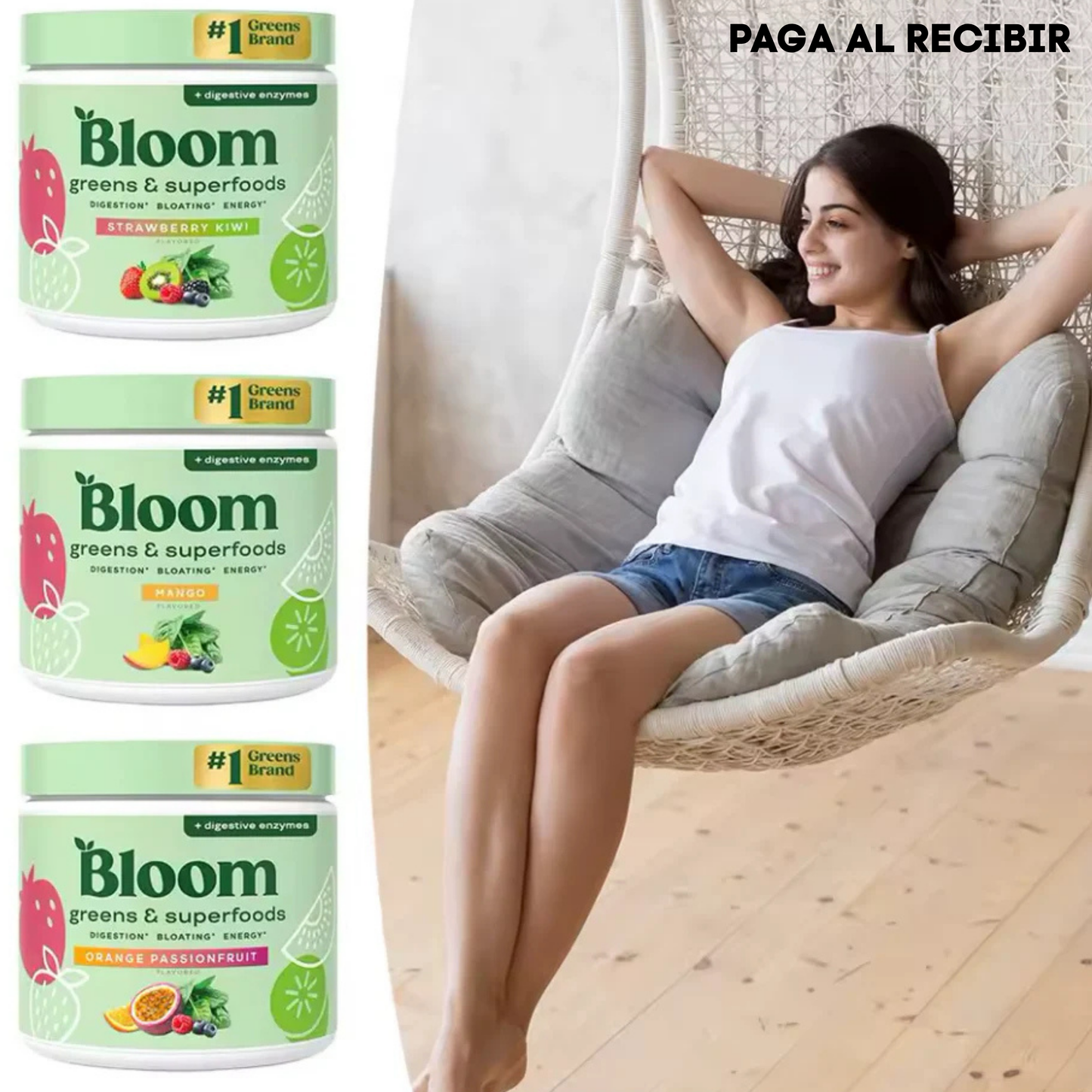 BLOOM - 30 CUPS PARA TODO EL MES PRODUCTO ORIGINAL