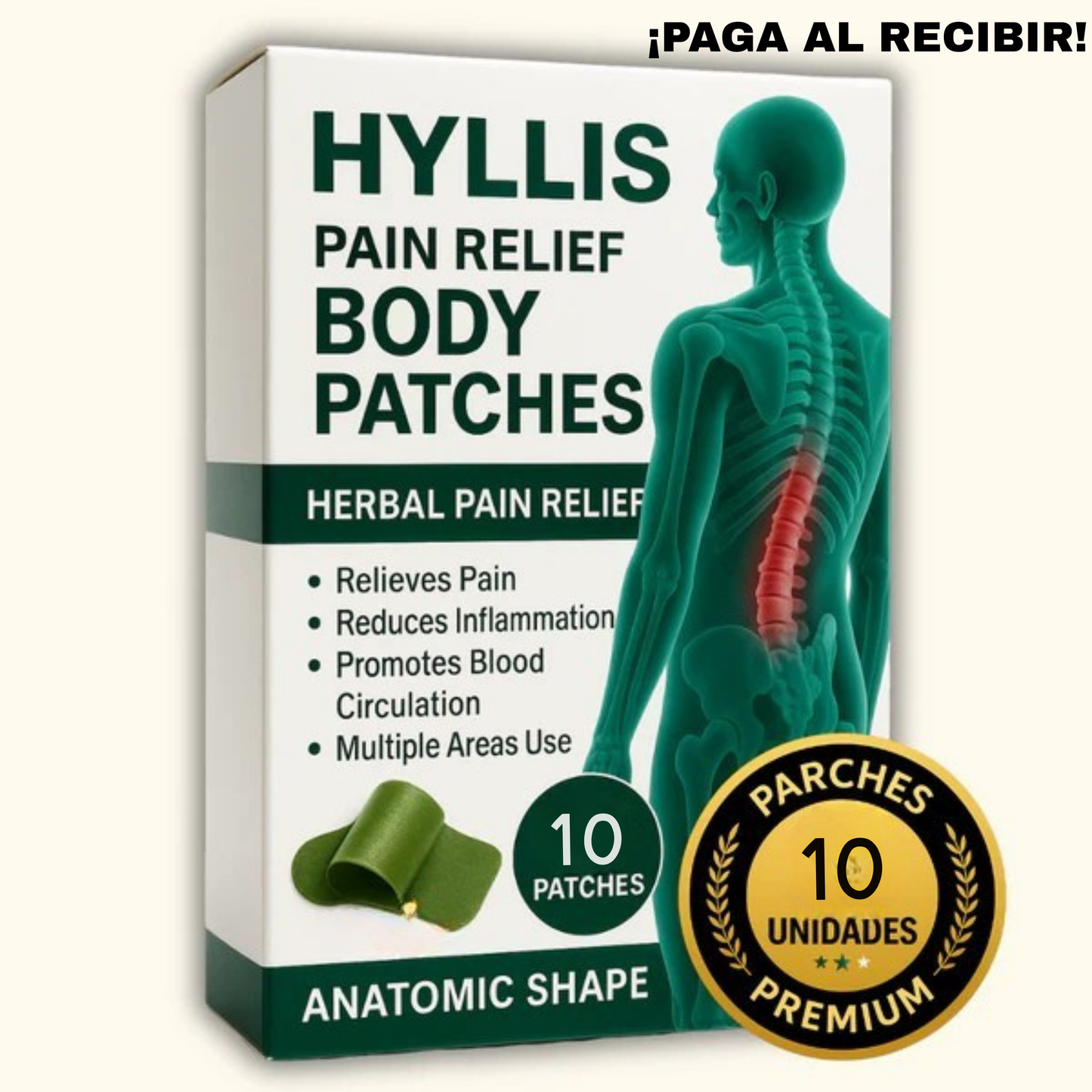 Parche para dolor muscular